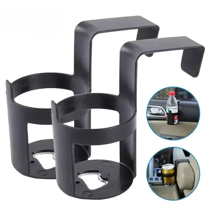Car Drink Cup Holder Container Hook Multifunctional Hanging Window Door Mount Universal Water Bottle Cup Stand for Auto