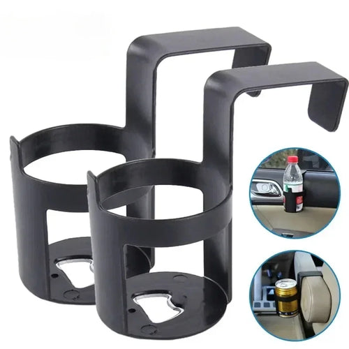 Car Drink Cup Holder Container Hook Multifunctional Hanging Window Door Mount Universal Water Bottle Cup Stand for Auto